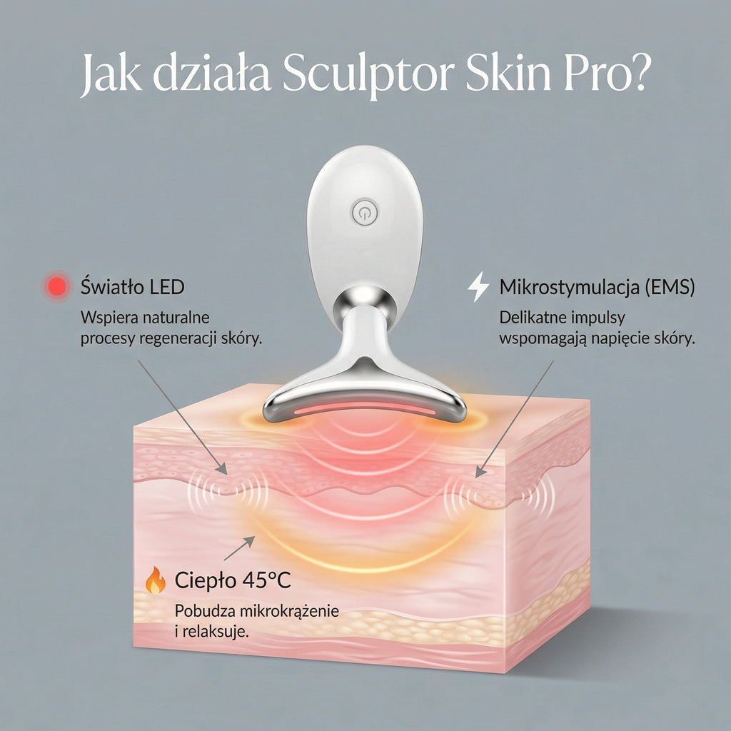 Skulptor Skin Pro Poznaj technologię LED + EMS - lifting twarzy który potrzebujesz bez wychodzenia z domu